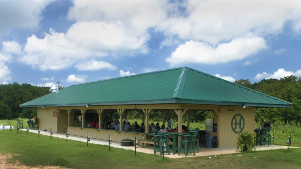 pavilion at White Oak Pastures